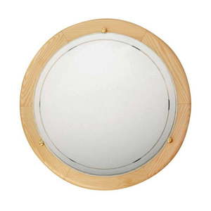 LED stropné svietidlo so skleneným tienidlom v bielo-prírodnej farbe ø 30 cm Pine – Candellux Lighting vyobraziť