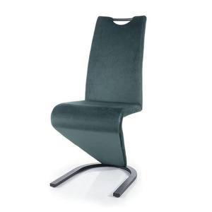 Sconto Jedálenská stolička SIGH-090 zelená/čierna vyobraziť