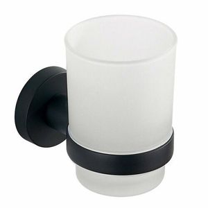 AQUALINE SB204 Samba pohár, mliečne sklo, čierna vyobraziť
