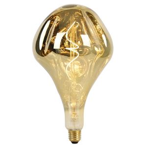 E27 stmievateľná LED lampa G165 zrkadlová zlatá 6W 100 lm 1800K vyobraziť