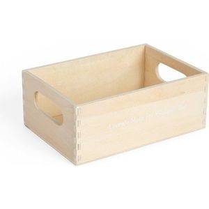 Drevená krabička LURO hnedá vyobraziť