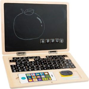 Drevený notebook pre deti VISCO hnedý vyobraziť