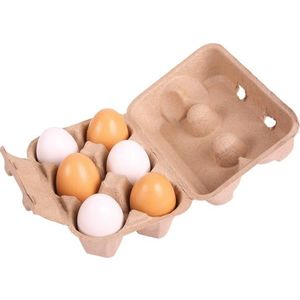 Vajíčka v krabičce LURO hnědé/bílé vyobraziť