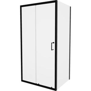 MEXEN/S - Apia sprchovací kút obdĺžnik 135x70, transparent, čierna 840-135-070-70-00 vyobraziť