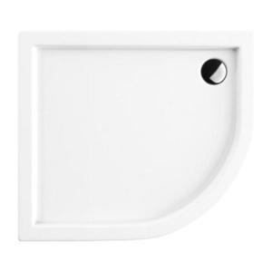 OMNIRES - RIVERSIDE akrylátová sprchová vanička štvrťkruh, ľavá 90 x 80 cm biela lesk /BP/ RIVERSIDE80/90/LBP vyobraziť