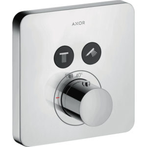 Axor ShowerSelect - Termostatická batéria pod omietku pre 2 spotrebiče, chróm 36707000 vyobraziť
