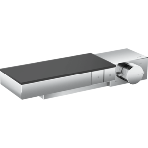 Axor Edge - Termostat nástenný/pod omietku pre 2 spotrebiče - diamantový brus, chróm 46241000 vyobraziť