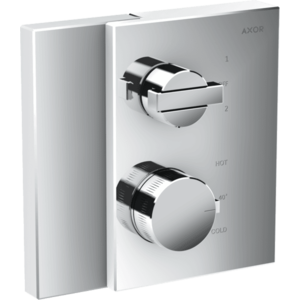 Axor Edge - Termostat pod omietku s uzatváracím a prepínacím ventilom, chróm 46760000 vyobraziť