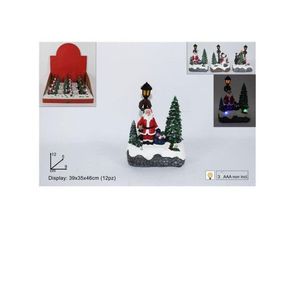 MAKRO - Santa so stromčekom LED rôzne druhy vyobraziť