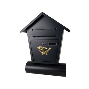 MAKRO - Poštová schránka s tubusom - čierna vyobraziť