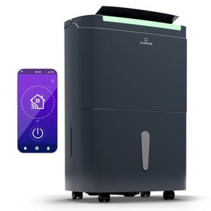 Klarstein DryFy Pro Connect Smart, Odvlhčovač vzduchu, WiFi, Kompresný, 30l/d, 25-30m² vyobraziť