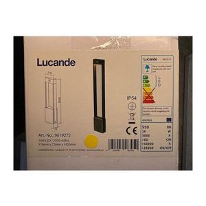 Lucande Lucande - LED Vonkajšia lampa so senzorom TEKIRO LED/14W/230V IP54 vyobraziť