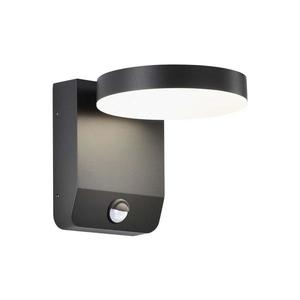 LED Vonkajšie nástenné svietidlo so senzorom LED/17W/230V 3000K čierna vyobraziť