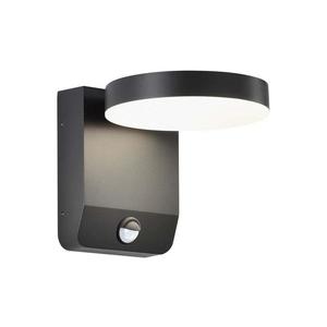 LED Vonkajšie nástenné svietidlo so senzorom LED/17W/230V 4000K čierna vyobraziť