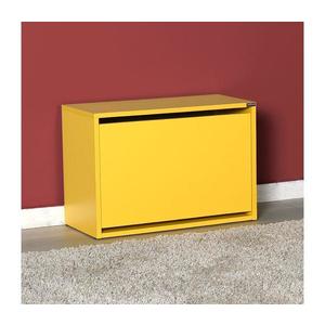 Adore Furniture Skrinka na topánky 42x60 cm žltá vyobraziť