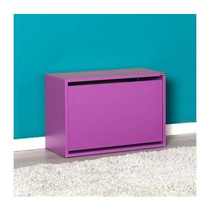 Adore Furniture Skrinka na topánky 42x60 cm fialová vyobraziť
