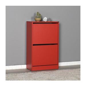 Adore Furniture Skrinka na topánky 84x51 cm červená vyobraziť