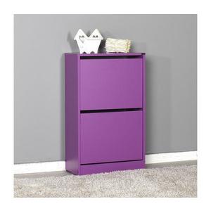 Adore Furniture Skrinka na topánky 84x51 cm fialová vyobraziť
