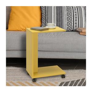 Adore Furniture Odkladací stolík 65x35 cm žltá vyobraziť