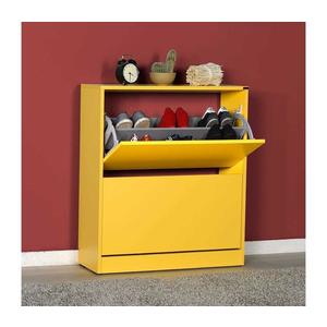 Adore Furniture Skrinka na topánky 84x73 cm žltá vyobraziť