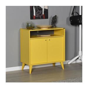 Adore Furniture Komoda 79x73 cm žltá vyobraziť
