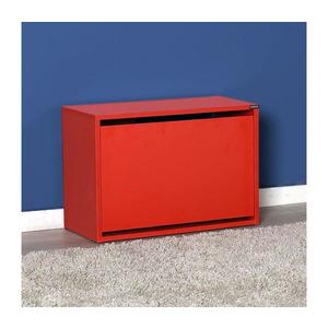 Adore Furniture Skrinka na topánky 42x60 cm červená vyobraziť