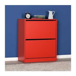Adore Furniture Skrinka na topánky 84x73 cm červená vyobraziť