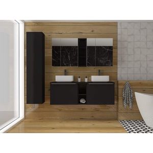 ArtCom Kúpeľňový komplet SANTA FE Black 140/1 vyobraziť