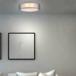 NOWA GmbH Stropné LED svetlo Chloe dvojité textilné tienidlo vyobraziť