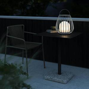Nordlux LED stolová lampa Jim To-Go, vonkajšia, sivá vyobraziť