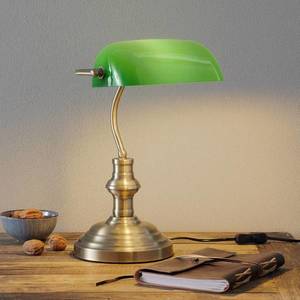 Markslöjd Stolová lampa Bankers, v. 42 cm zelená vyobraziť