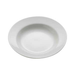Biely porcelánový tanier na polievku Maxwell & Williams Basic Bistro, ø 22, 5 cm vyobraziť