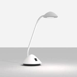 Maul Stolná lampa MAULarc LED s ohybným ramenom, biela vyobraziť