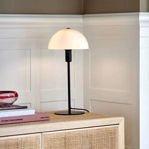 Nordlux Stolová lampa Ellen so skleneným tienidlom, čierna vyobraziť