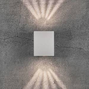 Nordlux Vonkajšie nástenné LED Canto Kubi 2, 10 cm, biele vyobraziť