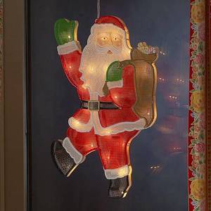 Konstsmide Christmas Okenný obraz Mikuláš s LED 20-pl. vyobraziť