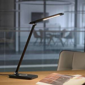 JUST LIGHT. LED lampa na písací stôl Florentina, čierna vyobraziť