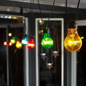 Konstsmide Christmas LED svetelná reťaz pivná záhrada základná sada, farebná vyobraziť