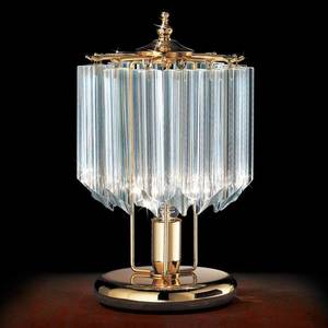 Patrizia Volpato Stolná lampa Cristalli, 24 karátov pozlátená vyobraziť
