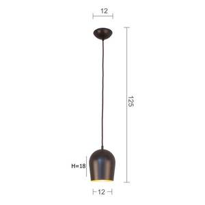 Menzel Menzel Solo Glo12 závesná lampa v hnedo-čiernej vyobraziť