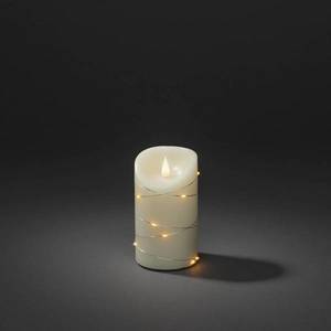 Konstsmide Christmas LED sviečka krémová farba svetla jantárová 13 cm vyobraziť