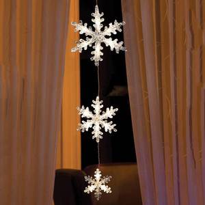 Konstsmide Christmas Svetelná LED reťaz Snehové vločky vyobraziť
