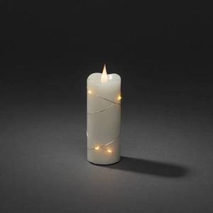 Konstsmide Christmas Vosková LED sviečka krém jantár 12, 7cm vyobraziť