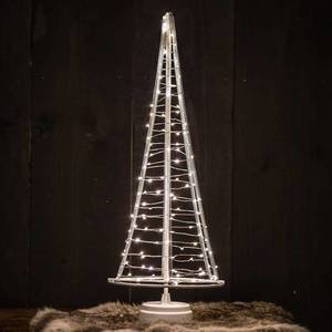 Hemsson Strom Santa's Tree, strieborný drôt výška 51 cm vyobraziť