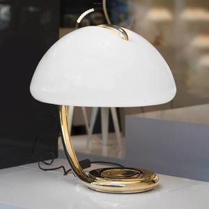 Martinelli Luce Martinelli Luce Serpente – stolná lampa, zlatá vyobraziť