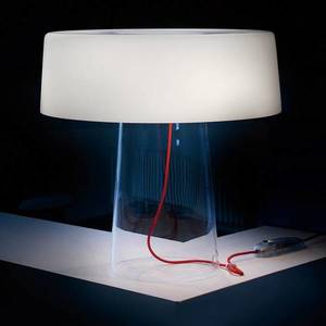 Prandina Prandina Glam stolová lampa 36 cm číra/biela vyobraziť