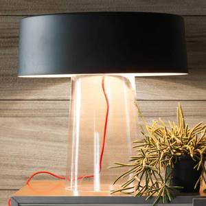 Prandina Prandina Glam stolová lampa 36 cm číra/čierna vyobraziť