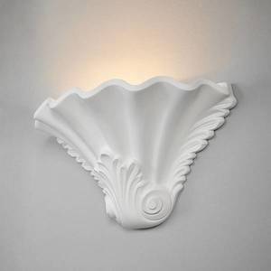 Lindby Reliéfne sadrové nástenné svietidlo Lennet biele vyobraziť
