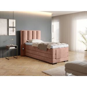 Elektrická polohovacia boxspringová posteľ VERONA Eltap Nube 24 - ružová vyobraziť