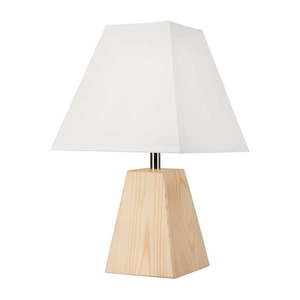 Svetlohnedá stolová lampa s textilným tienidlom (výška 33 cm) Eco – LAMKUR vyobraziť